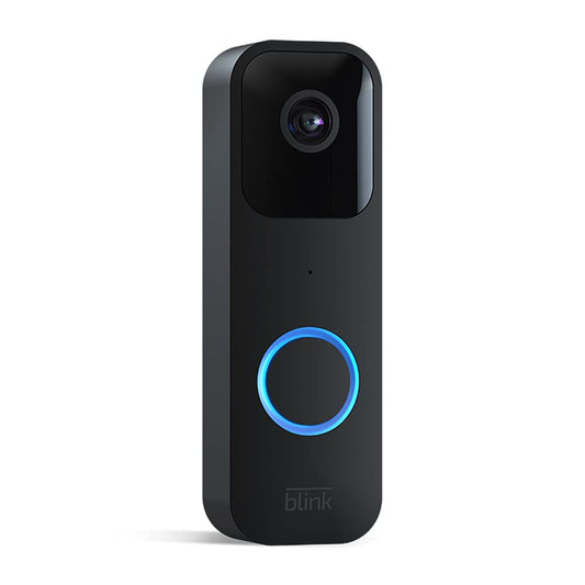 Sonnette connectée Blink Video Doorbell | Sans fil ou raccordée | Noir