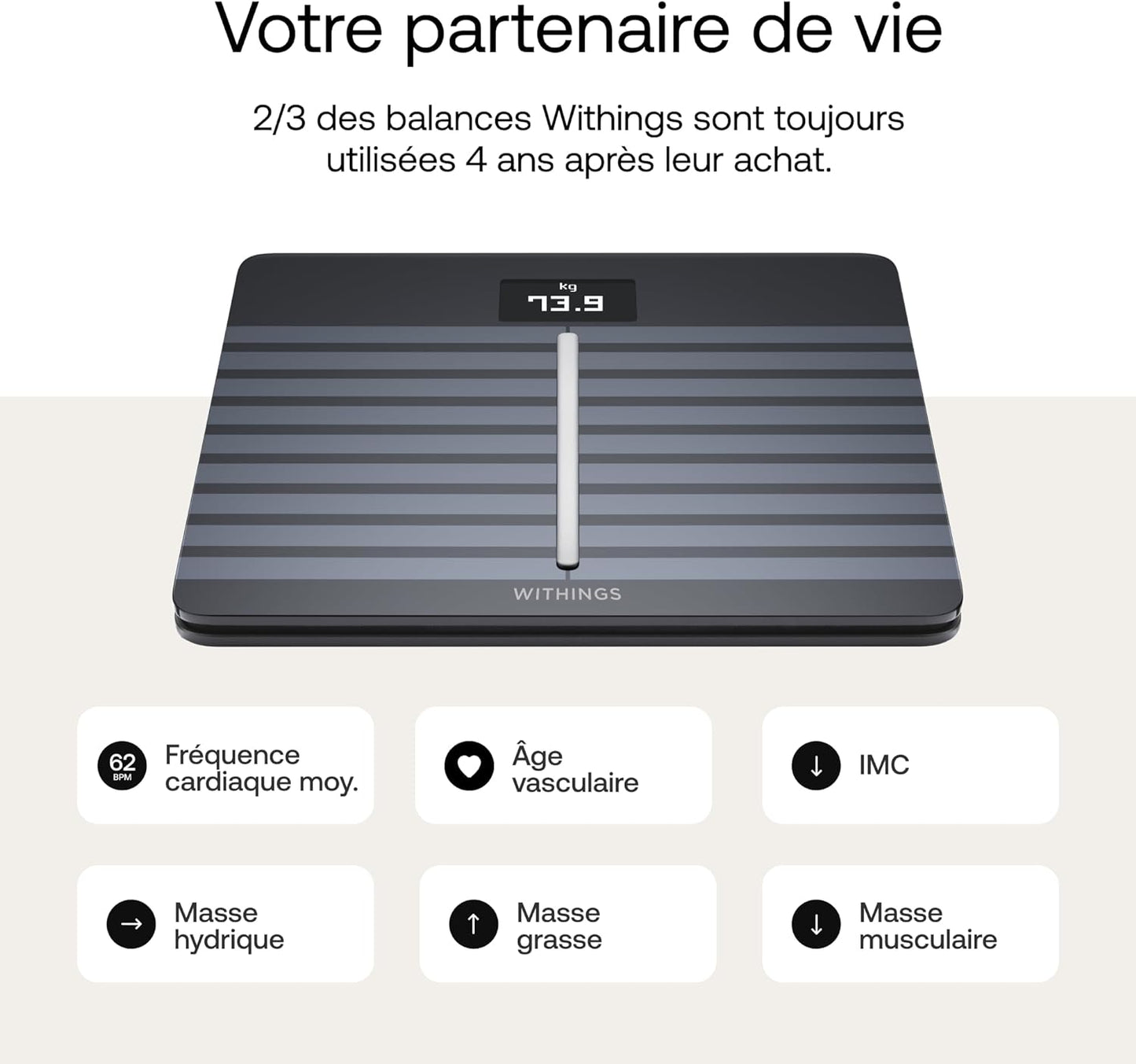 Withings Body Cardio - Balance connectée WIFI et Bluetooth