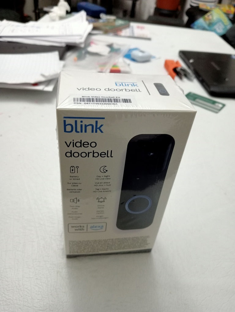 Blink Video Doorbell | Sans fil ou raccordée | Noir