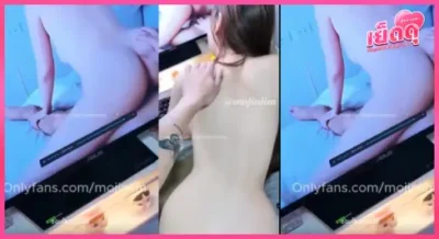 คลิปหลุด Onlyfans mojiniim น้องนุ่มนิ่มดูคลิปตัวเองแล้วเงี่ยน ชวนกันเด้าเสียวคากล้อง ยืนซัดท่าหมาโยกควยรัวไม่ยั้ง จบแตกในคารูแบบเน้น ๆ ก่อนถ่ายคลิปรอบใหม่!