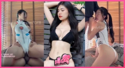 คลิปโป๊มาใหม่ amam7078 น้องแอมคอสเพลย์บอดี้สูทสุดแซ่บ โม๊คลึกให้พี่เทพก่อนโดนแหวกเป้าซัดท่าหมา ขึ้นขย่มโยกมิดแท่ง ร่อนแรงจนโดนเด้าด๊อกกี้น้ำรักทะลักใส่สะโพก