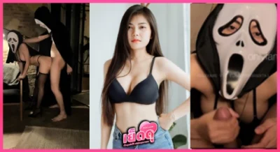 คลิปโป๊เด็ดๆ น้องแอม amam7078 จัดกับคู่ขาในชุดฮาโลวีน สวมหน้ากากผีโม๊คแท่งร้อน ก่อนขึ้นขย่มบดสุดลึก เด้าท่าหมารัวจนน้ำรักพุ่งใส่หน้ากาก เสียวสะใจ!